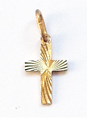 Croix en plaqué or