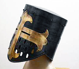 Knight Templar helmet black