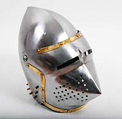 Helmet Pigface Bascinet 12th century