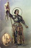 Carte de prière Jeanne D'Arc
