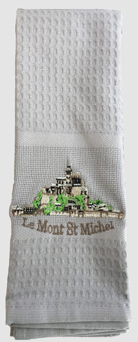 Torchons Nid Abeille Mont Saint Michel