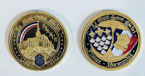 Pièce de monnaie de collection Mont Saint Michel